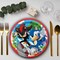 8 Ct. Sonic the Hedgehog 7" Party Disposable Paper Dessert Plates